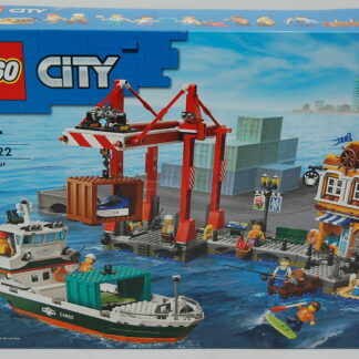 LEGO City 60422 Hafen mit Frachtschiff