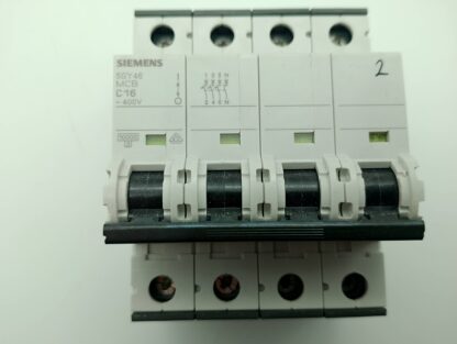 Siemens 5SY4616-7,  5SY46 MCB C16 ~ 400V  3/N Sicherungsautomat